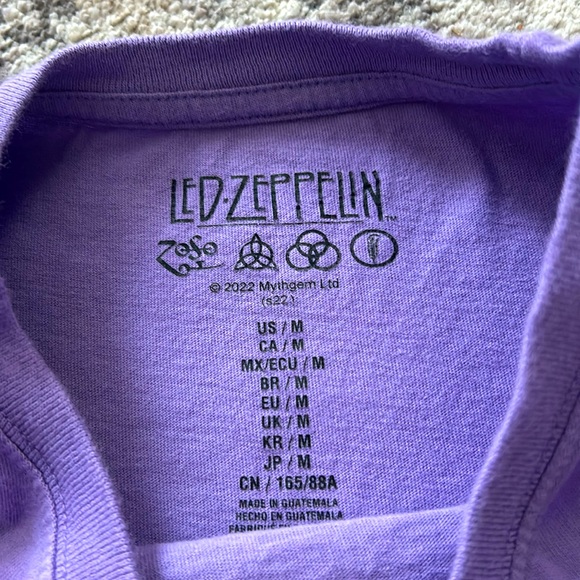 Led Zeppelin Purple Muscle Tank - Picture 6 of 6